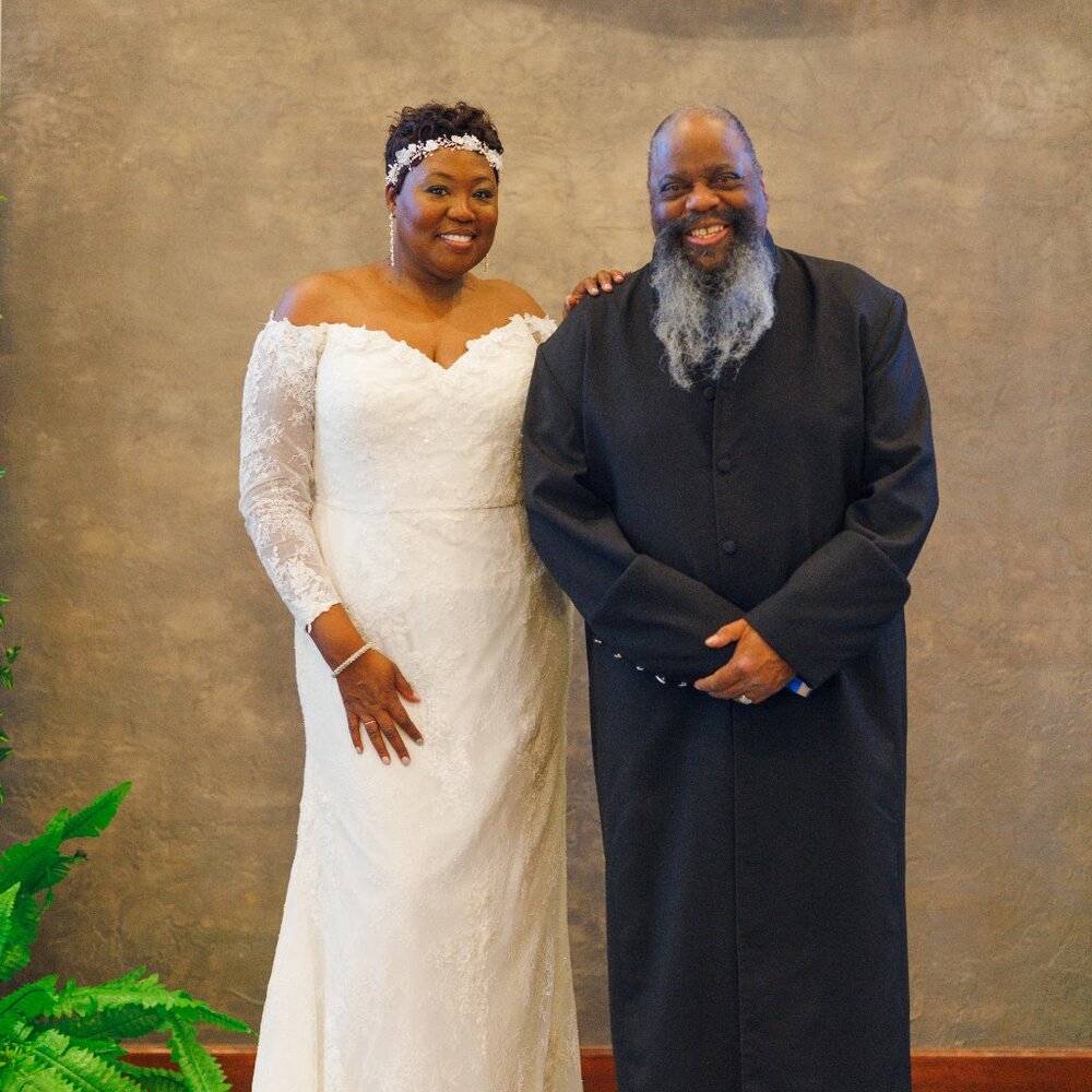 Oleg Cassini  Long Sleeve Lace Mermaid Wedding Dress - Size 20